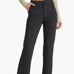 Good American black straight leg "Scuba" pants Size 30